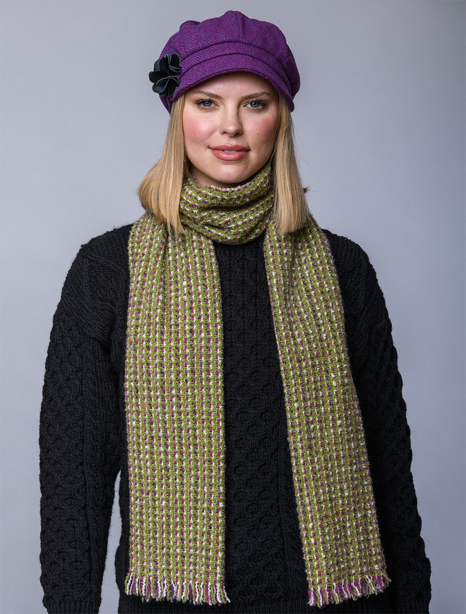 Atlantic Scarf - Kiwi &amp; Pink