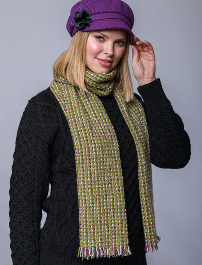 Atlantic Scarf - Kiwi &amp; Pink