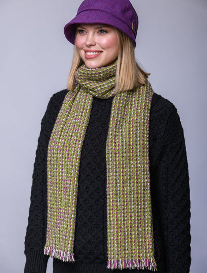 Atlantic Scarf - Kiwi &amp; Pink