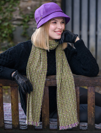 Atlantic Scarf - Kiwi &amp; Pink