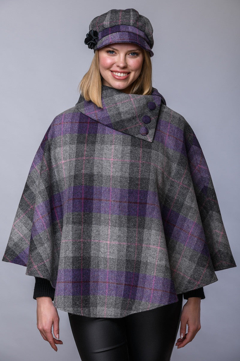 Mucros Tweed Poncho 