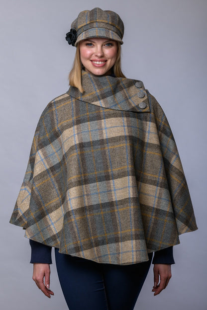Mucros Tweed Poncho - 97