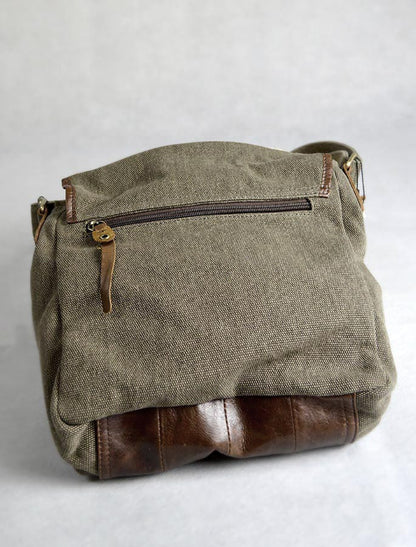 Traditional Tweed &amp; Leather Single Buckle Bag