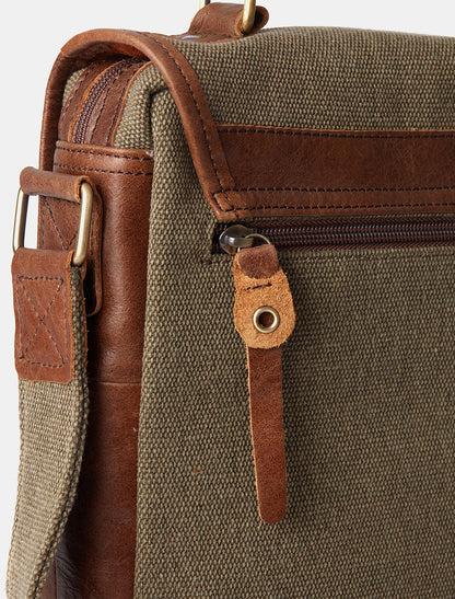 Traditional Tweed &amp; Leather Bag with Handle