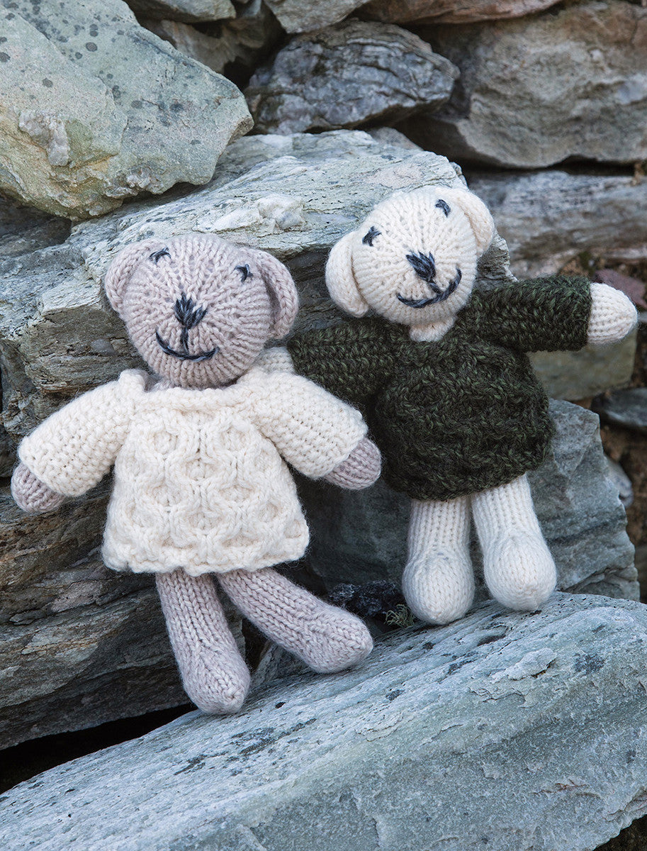 Aran Wool Baby Teddy Bears