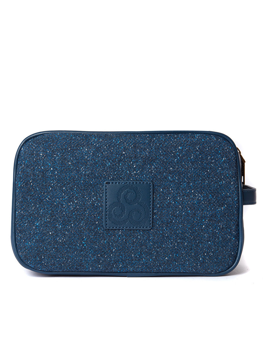 Kerry Tweed Washbag - Midnight Blue 