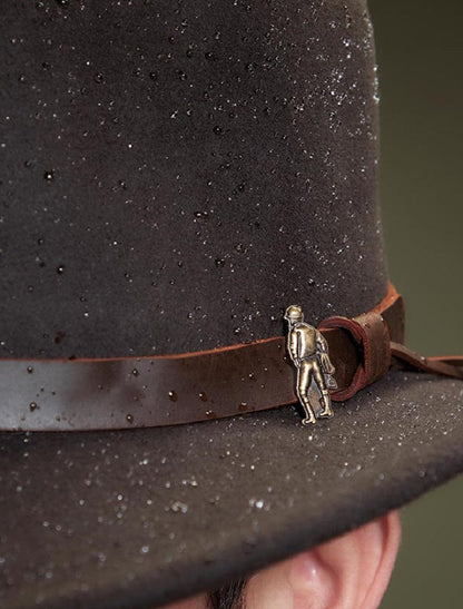 Boston Jack Felt Hat - Brown 