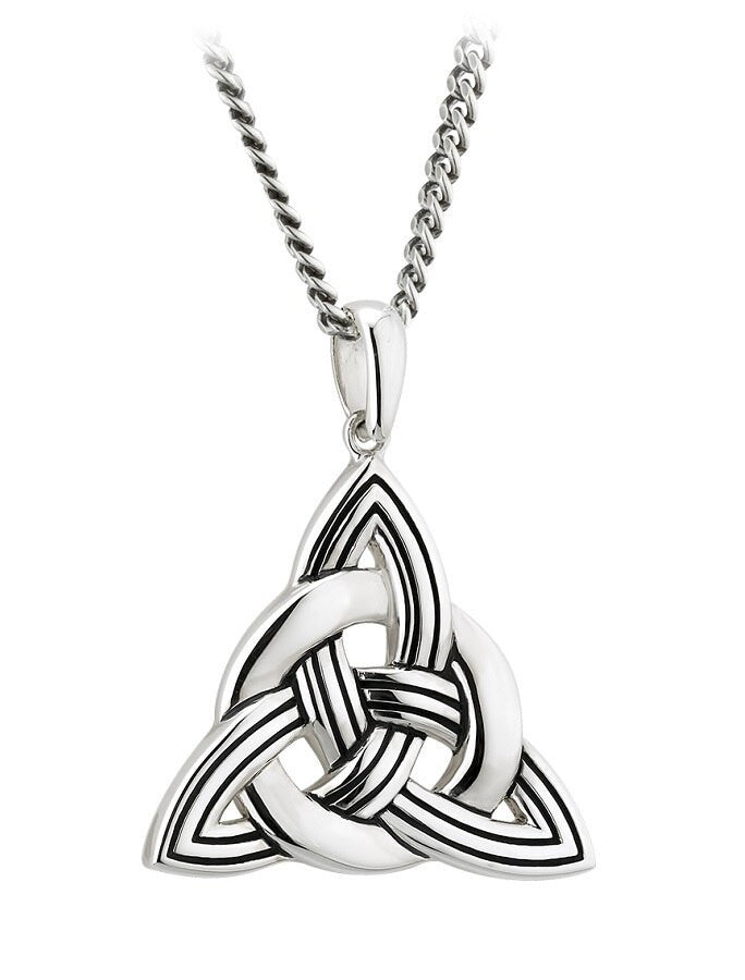 Sterling Silver Large Celtic Knot Pendant 