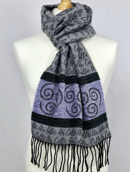 Celtic Border Element Scarf - Air 