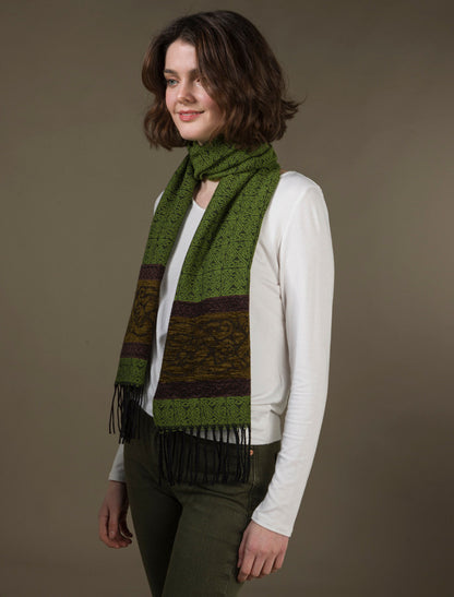 Celtic Dogs Pattern Scarf - Eire 
