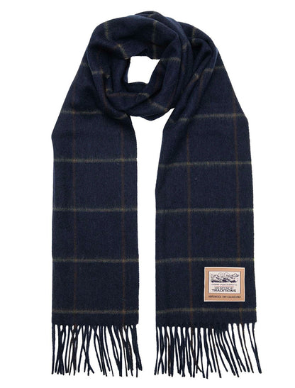 Lambswool Heritage Scarf - Blue Box Tweed 