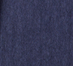 Pure Wool Herringbone Scarf - Heritage Navy 
