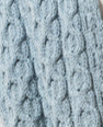 Aran Shawl Wrap with Pockets - Misty Marl 