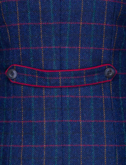 Sinead Tweed Coat - Primary Navy 