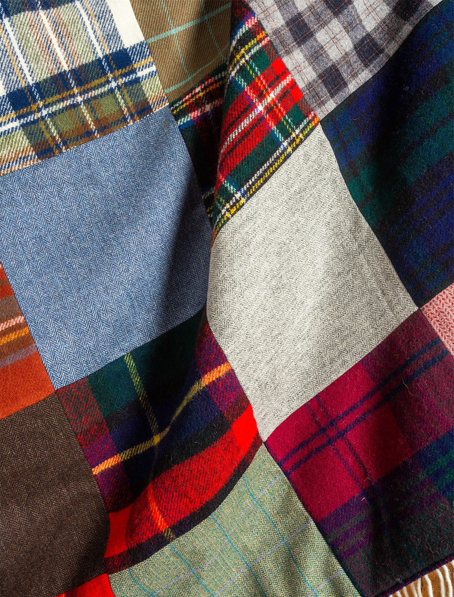 Multi-Panel Lifestyle Patchwork Throw - Traditional 