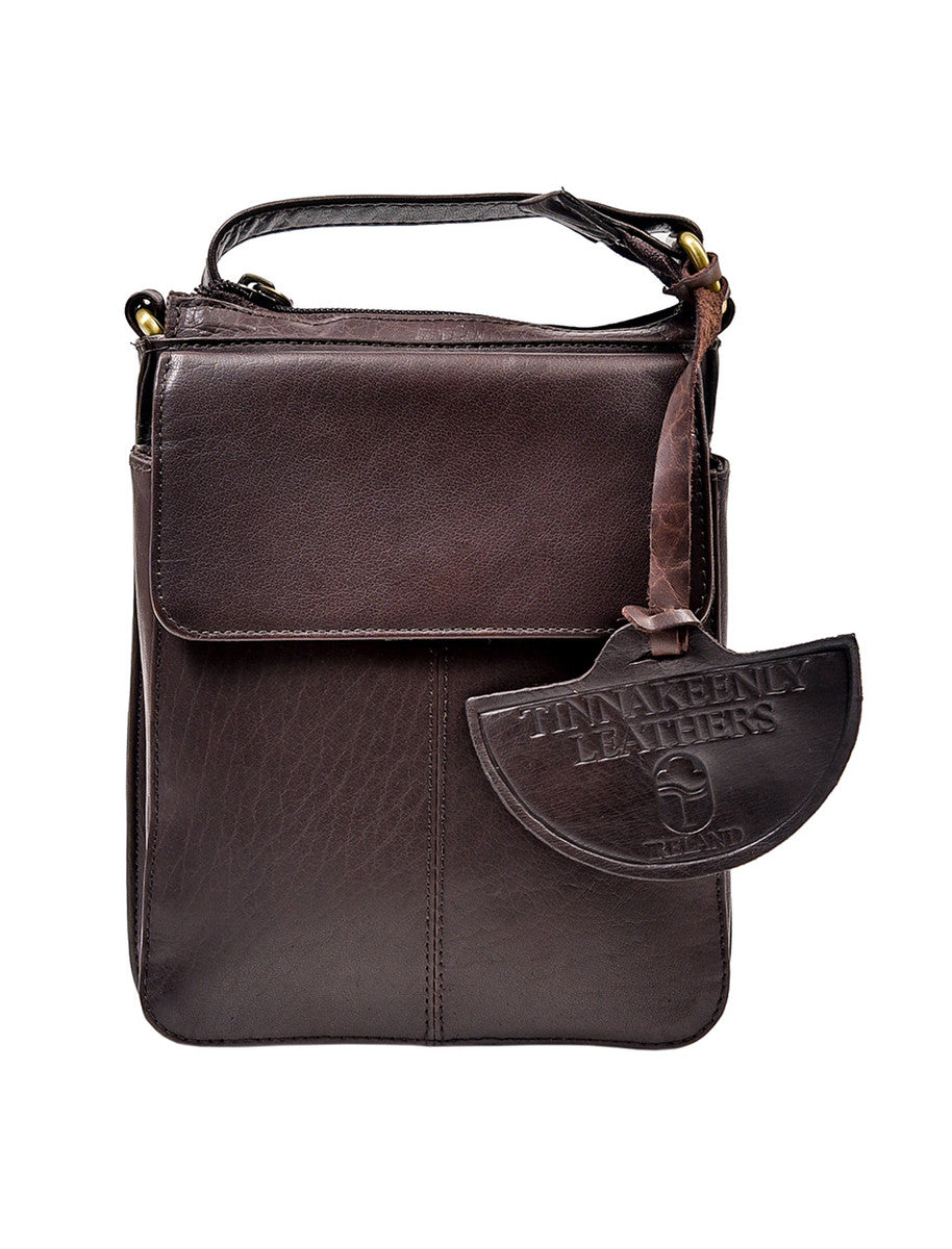 Irish Leather Pup Bag - Brown
