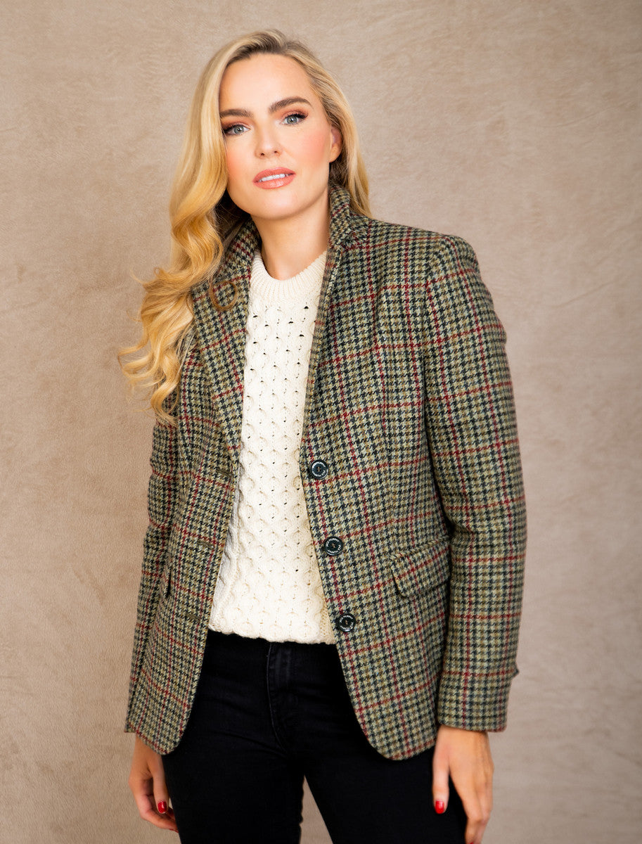 Tara Tweed Hacking Jacket - Hacking Check 