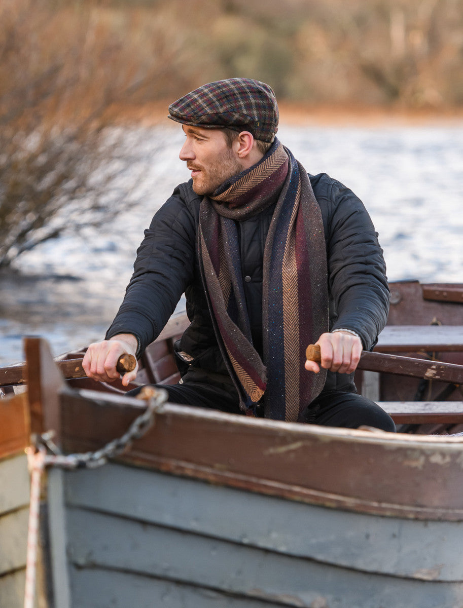 Trinity Tweed Flat Cap - Tartan Check