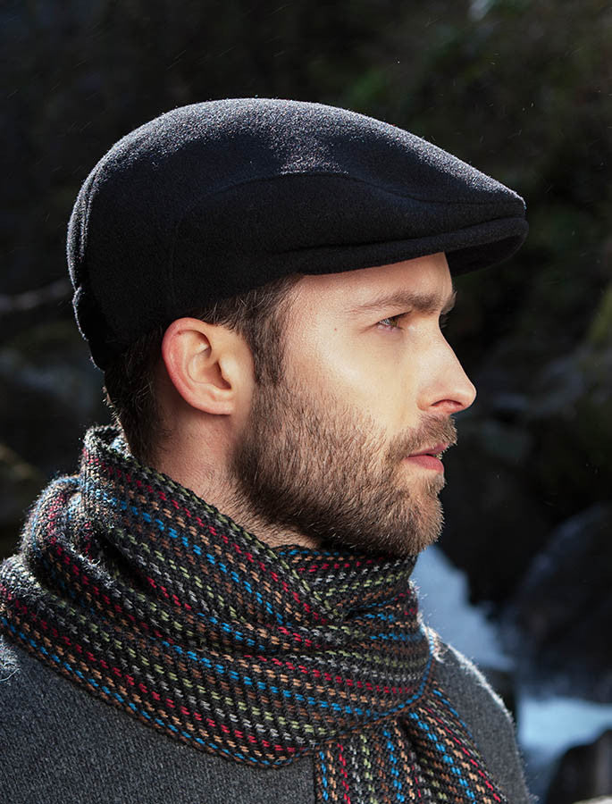 Trinity Flat Cap - Black