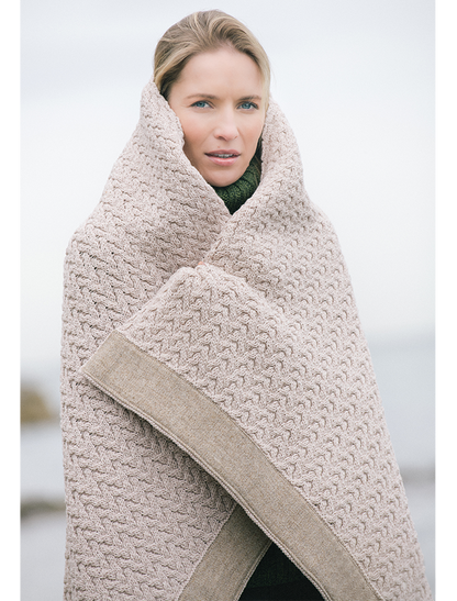 Tweed &amp; Merino Wool Throw
