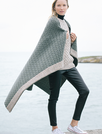 Tweed &amp; Merino Wool Throw
