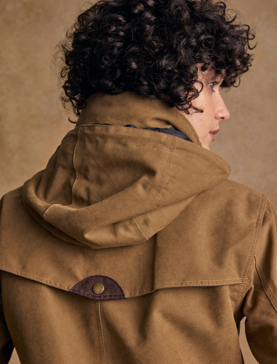 Una Ladies Waterproof Coat - Camel 