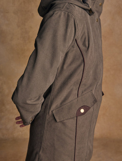 Una Ladies Waterproof Coat - Olive 