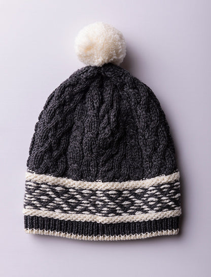 Mens Fairisle Merino Wool Hat