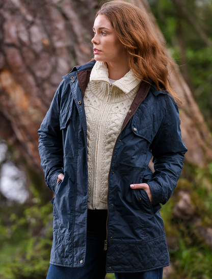 Radford Ladies Tweed Jacket - Storm Blue 