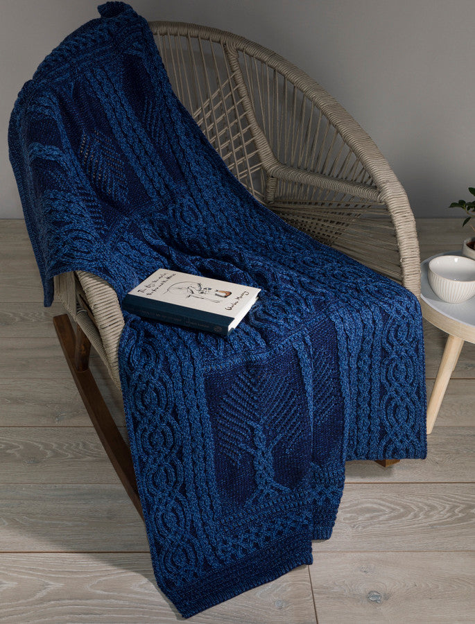 Fairy Tree Celtic Throw - Midnight 
