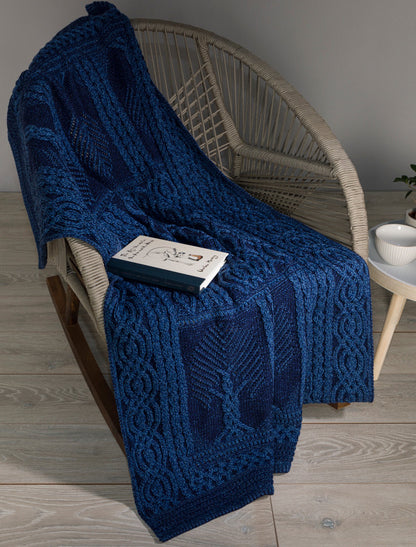 Fairy Tree Celtic Throw - Midnight 