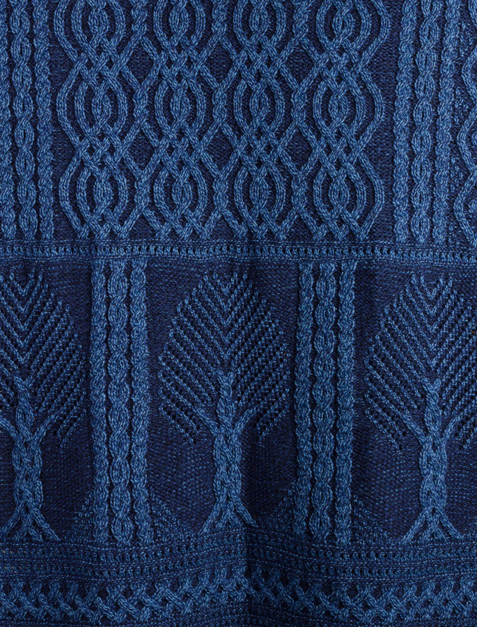 Fairy Tree Celtic Throw - Midnight 