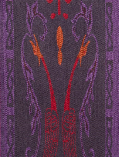 Book Of Kells Celtic Scarf - Purple 