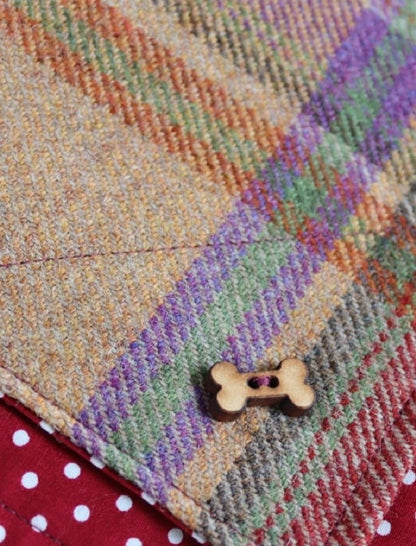 Tweed Wool Doggy Neckerchief Bandana