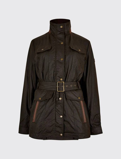 Gandon Belted Wax Cotton Jacket - Verdi Gris