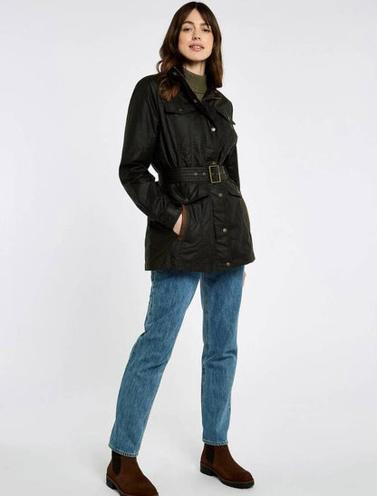 Gandon Belted Wax Cotton Jacket - Verdi Gris