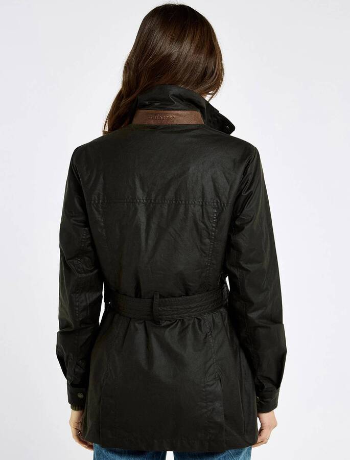 Gandon Belted Wax Cotton Jacket - Verdi Gris