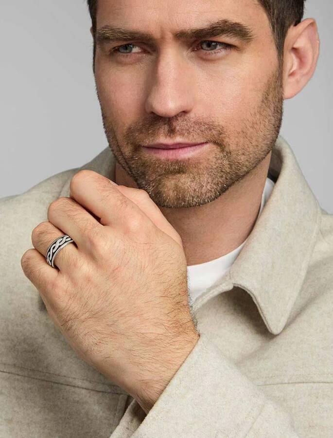 Gents Silver Celtic Ring