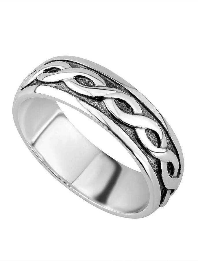 Gents Silver Celtic Ring
