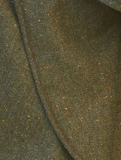 Donegal Tweed Wrap - Green Fleck 
