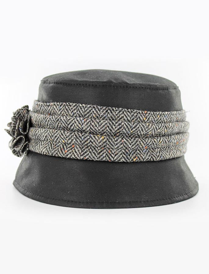 Waterproof Waxed Hat - Black 