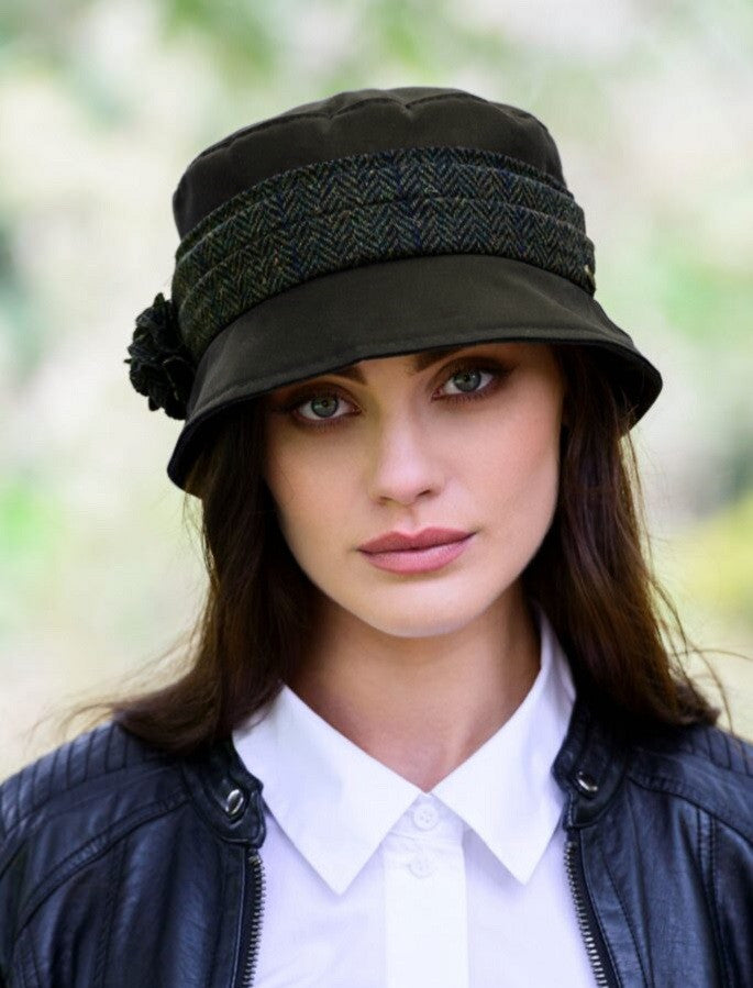 Kate Waxed Hat - Olive 