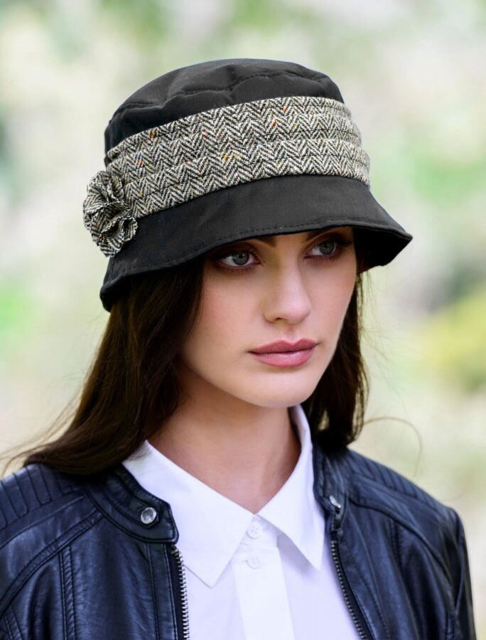 Waterproof Waxed Hat - Black 