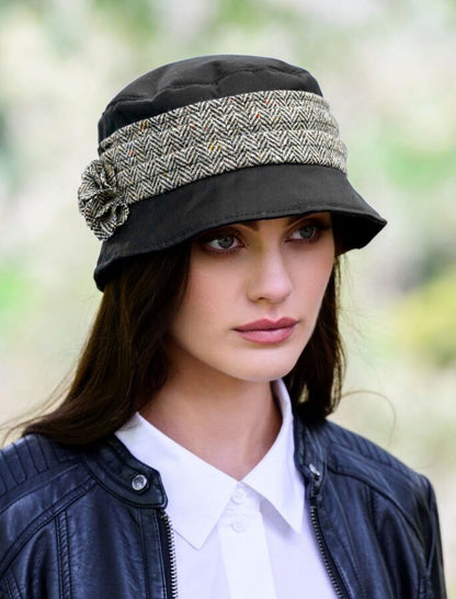 Waterproof Waxed Hat - Black 