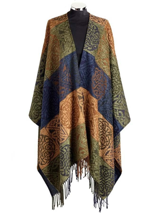 Celtic Knot Ruana Wrap - Clansman 