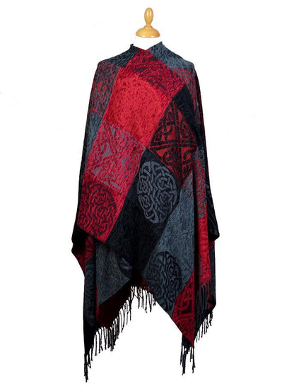 Celtic Knot Ruana Wrap - Flodden 