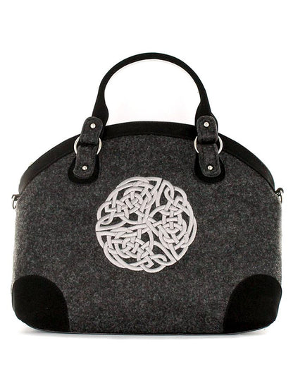 Celtic Tote Bag - Black with Silver