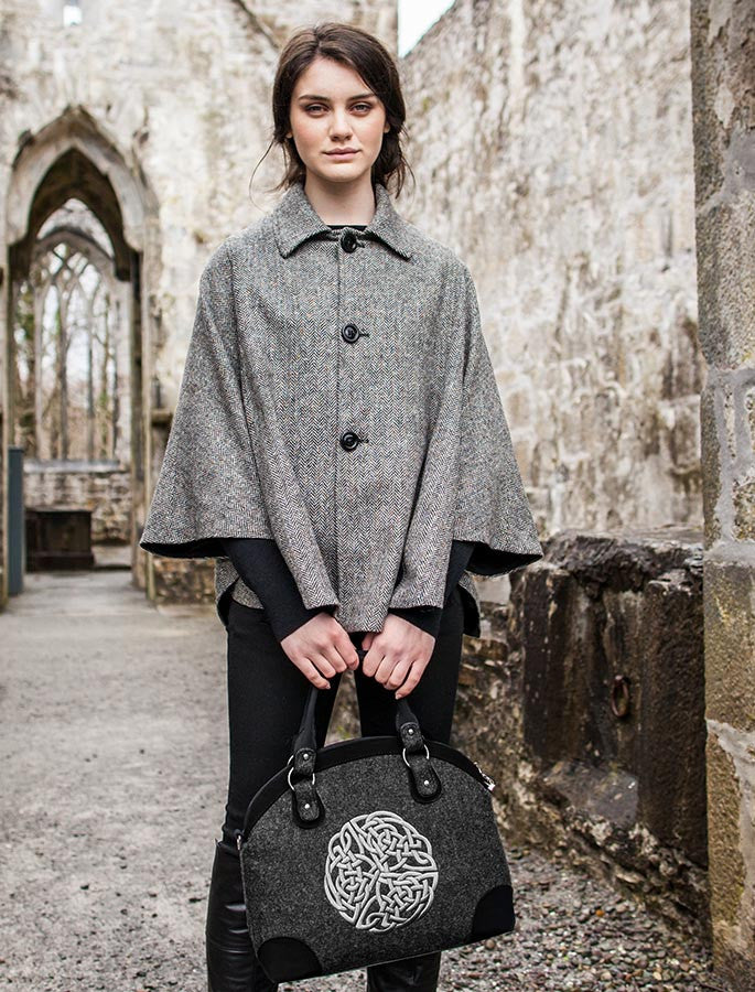 Celtic Tote Bag - Black with Silver