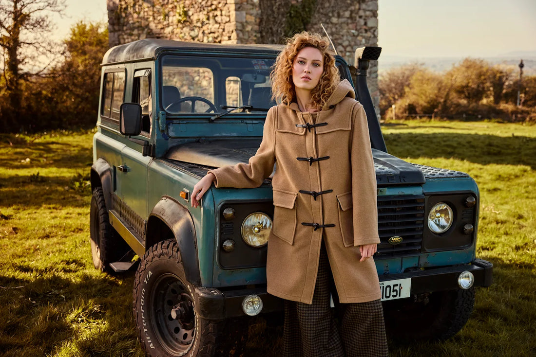 Ladies Alex Wool Duffel Coat - Camel