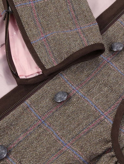 Bracken Ladies Tweed Jacket - Woodrose 